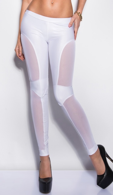 leggings with net-applications White